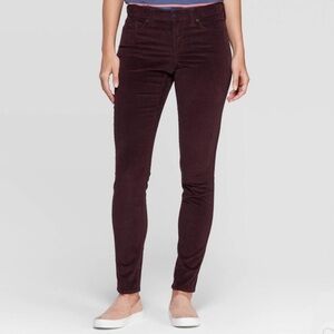 Universal Thread Mid Rise Skinny Suede/Corduroy Pant Size 8/29R